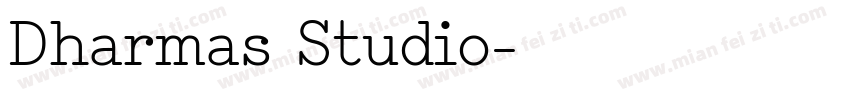 Dharmas Studio字体转换